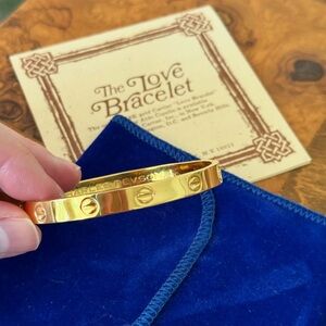 Vintage Charles Revson x Aldo Cipullo 1970 Love Bracelet.